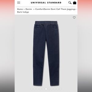 Universal Standard Comfort Denim Dont Call Them Jeggings S14/16